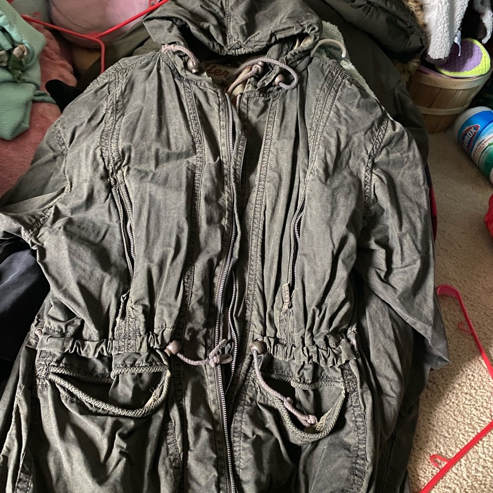 Men's Green Hooded Jacket